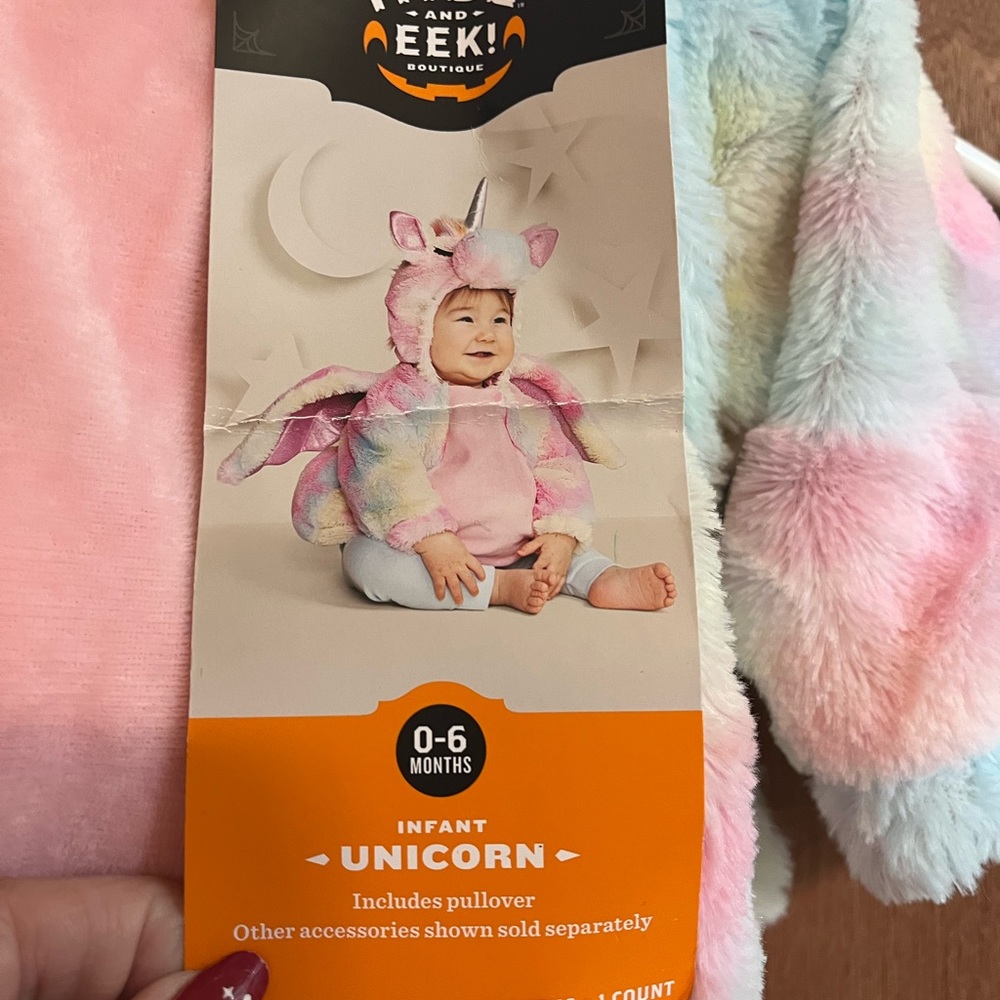 Baby NWT Unicorn Outfit size 0 to 6 months Halloween Costume